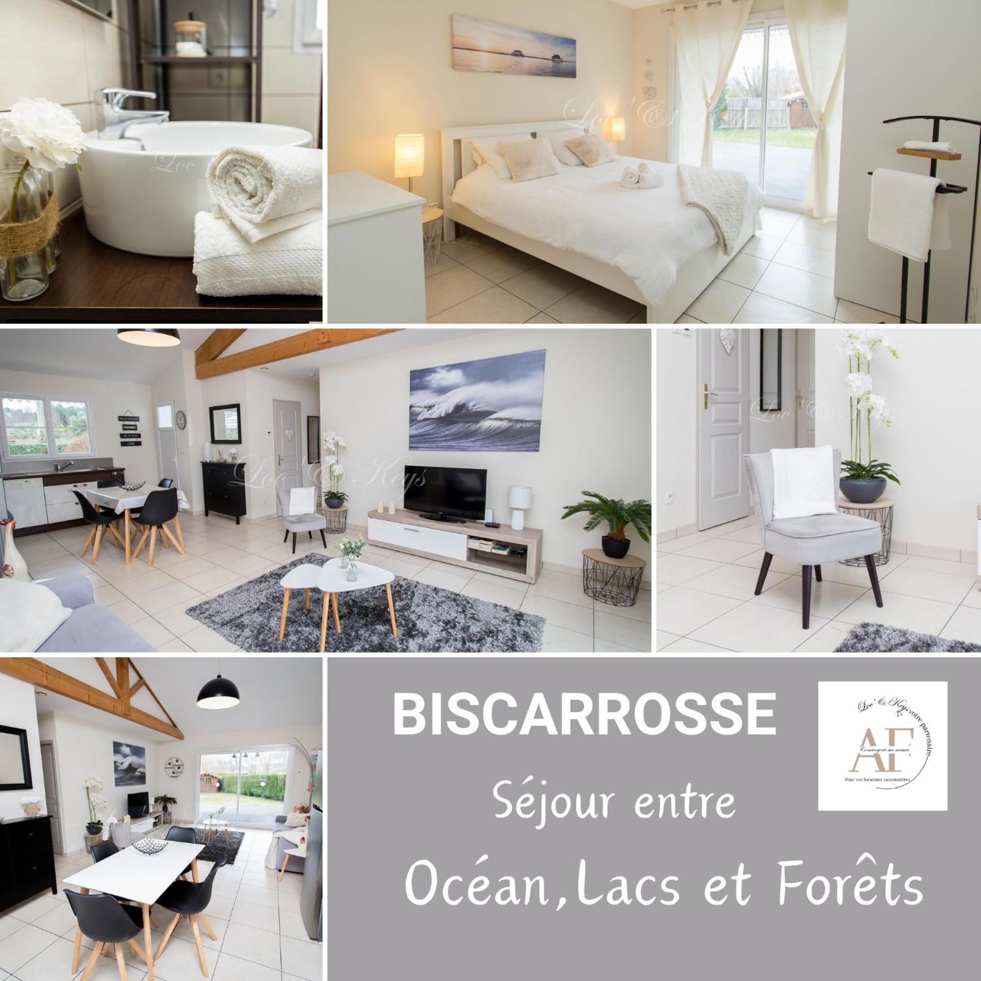 Ravissante Maison Cosy 4* Biscarrosse Proche Lac Extérieur photo