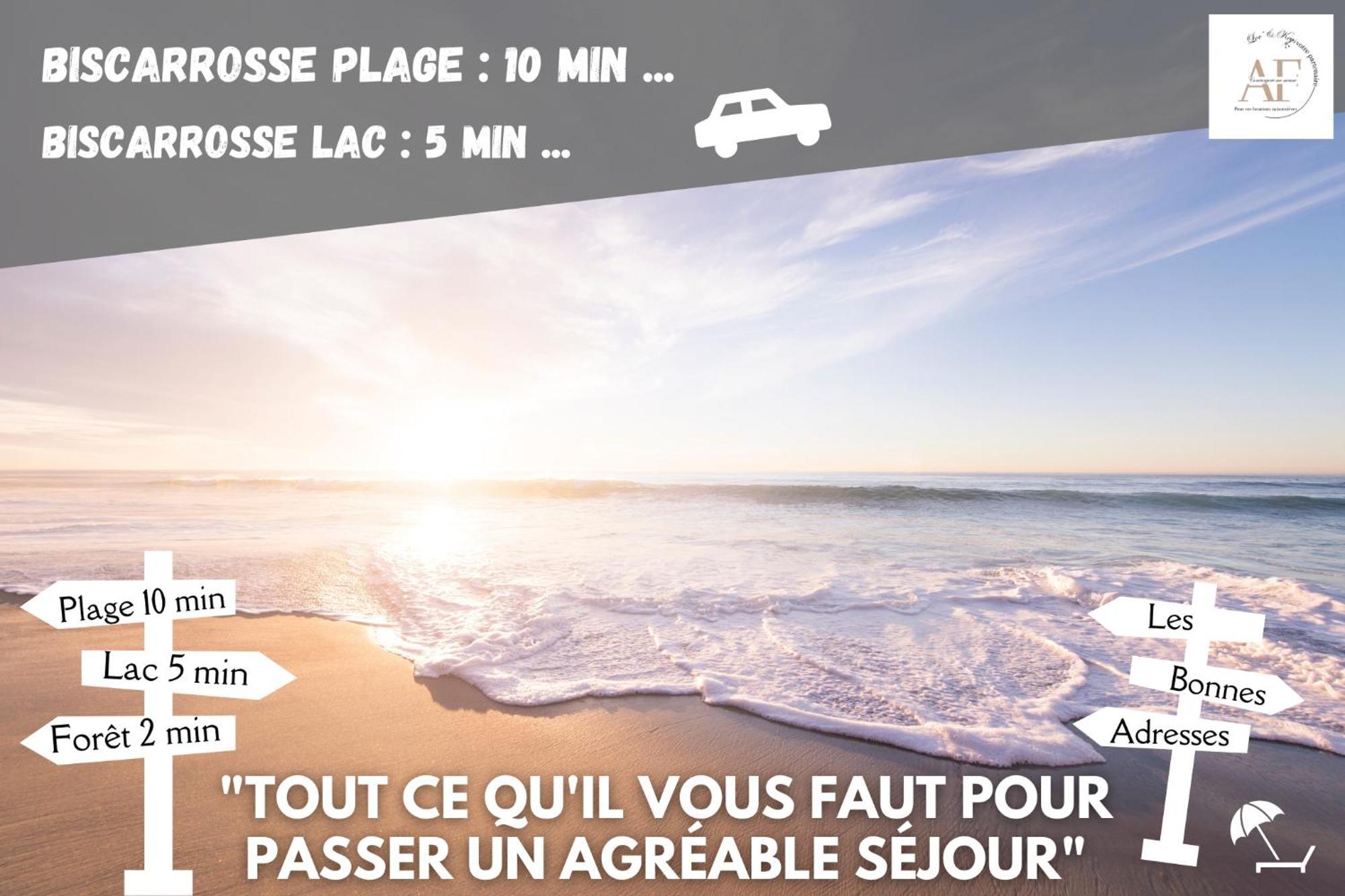 Ravissante Maison Cosy 4* Biscarrosse Proche Lac Extérieur photo